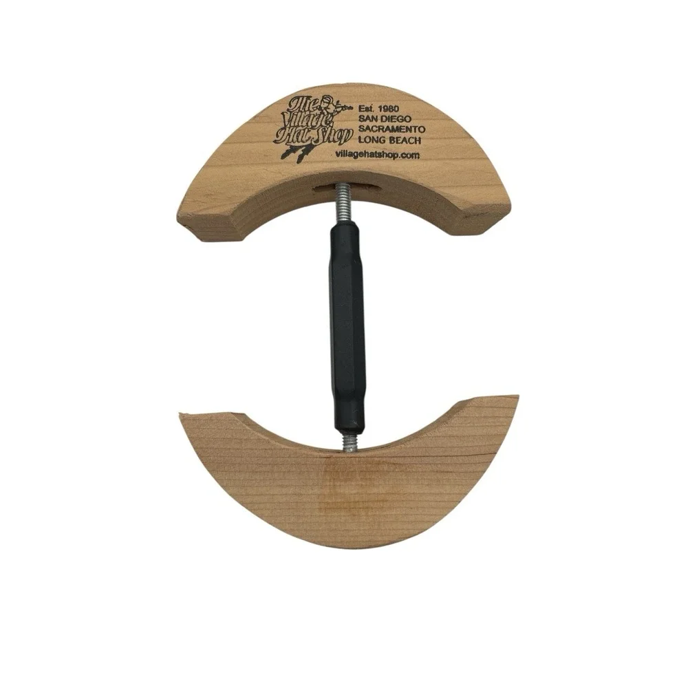 THE VILLAGE HAT SHOP Wooden Hat Stretcher Adjustable
